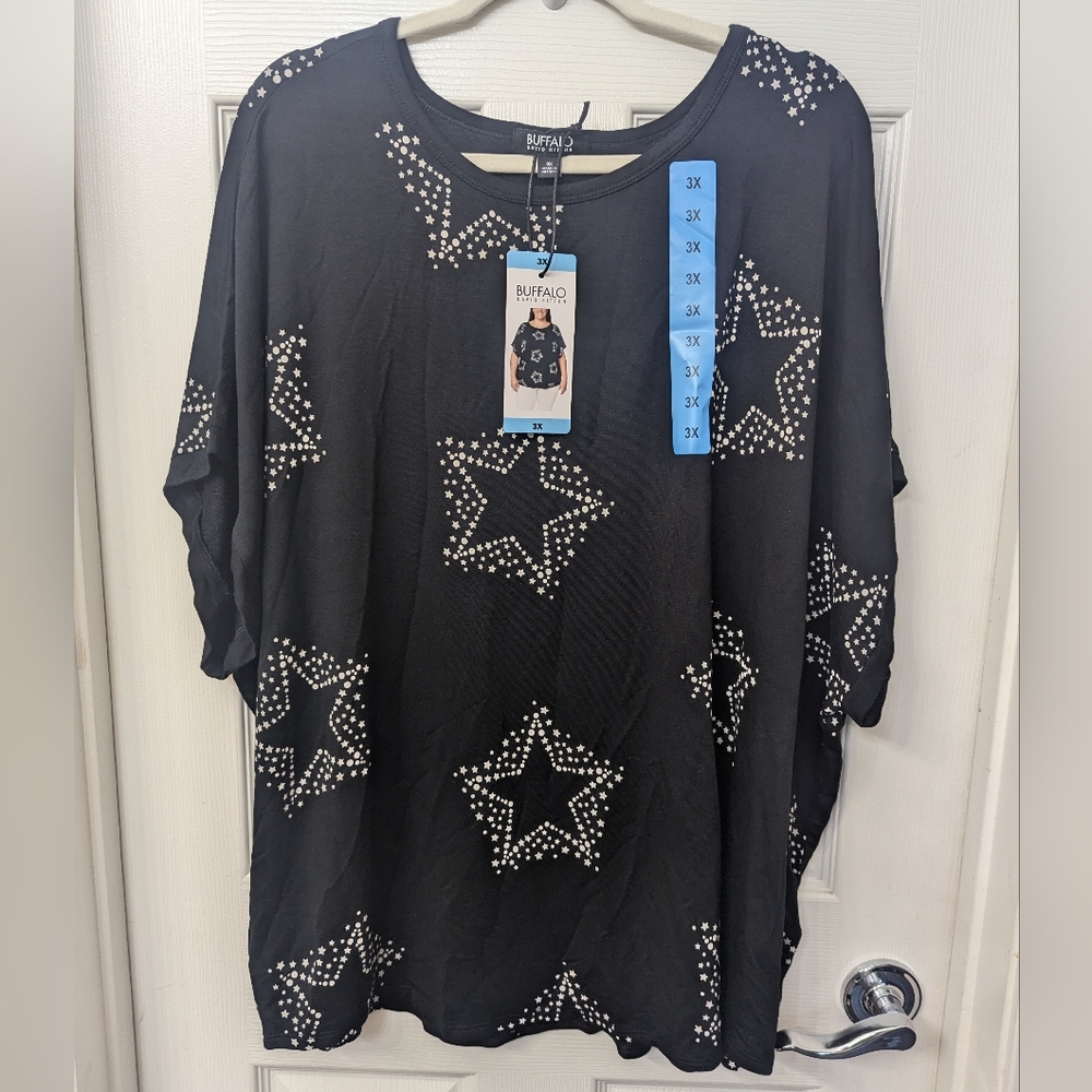 Buffalo Oversized Black Soft Top - Picture 7 of 7